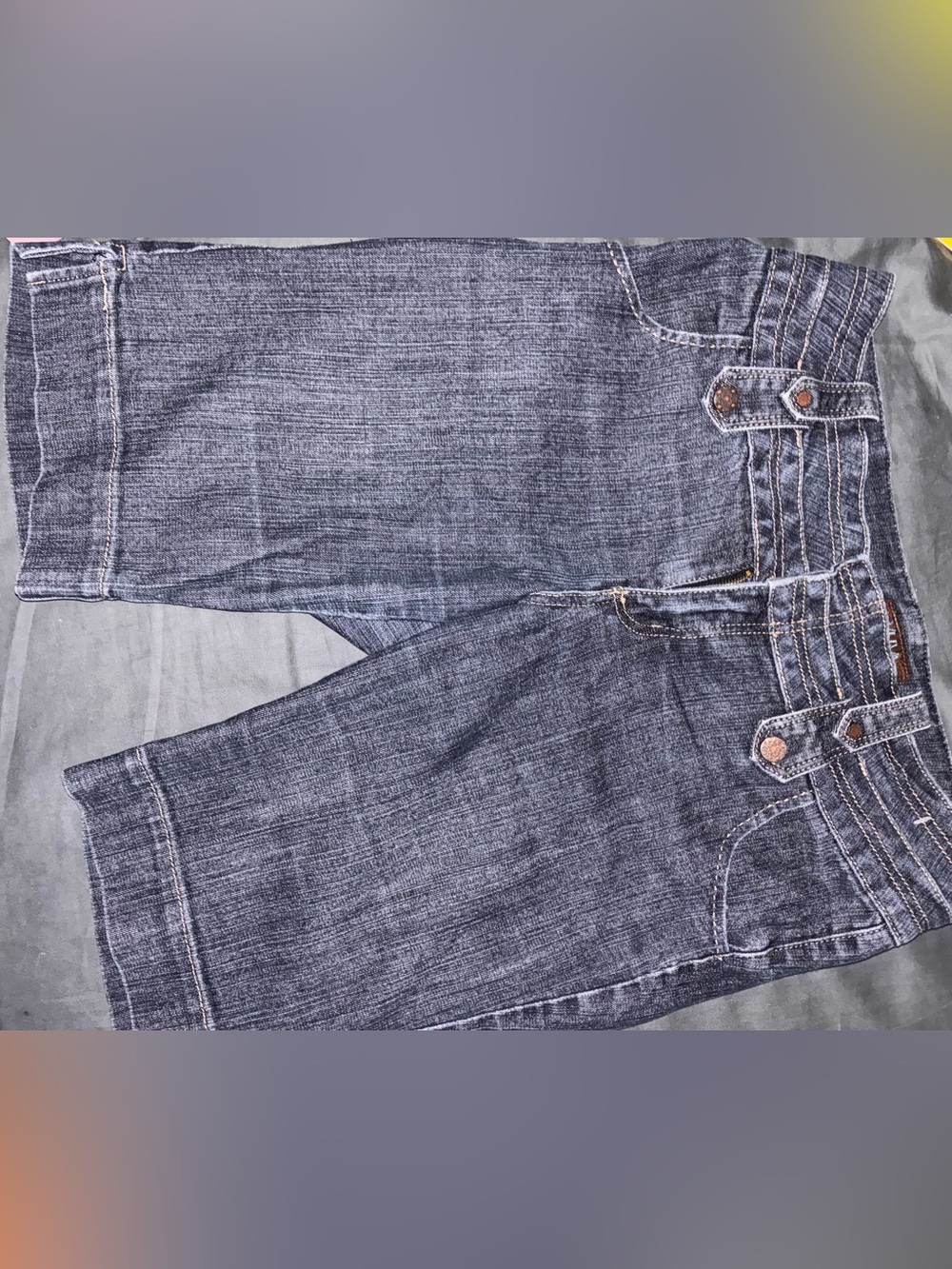 Woman’s Dark Blue Denim Jeans